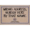 Wrong Address Doormat