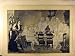 1880 GHOSTLY FESTIVAL DINNER-TABLE GHOST OLD PRINT