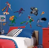 RoomMates RMK1477SCS Brave and Bold Batman Peel and Stick Wall Decals