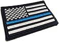 Tactical Police law enforcement Thin Blue Line United States Flag velcro Patch