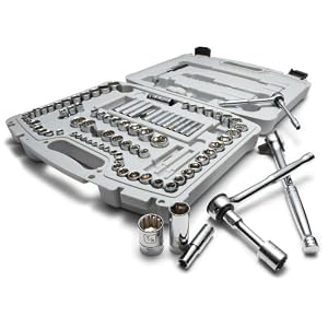 Denali 93-Piece 1 4-, 3 8-, and 1 2-Inch Drive Socket Set, SAE Metric by Denali