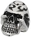 Surgical Steel 1 3/8" ( 35 mm ) Tribal Skull Ring