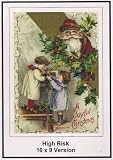 High Risk:16x9 Widescreen TV: Greeting Card: Merry Christmas