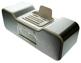 Fashionation Portable Alarm Clock (Silver) for iPod Nano 1st Generation (1GB 2GB 4GB), iPod Nano 2nd Generation (2GB 4GB 8GB) and iPod Video 5th Generation (30GB 60GB 80GB)