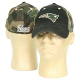 New England Patriots Camo Back Slouch Style Fitted Hat -Small/Medium