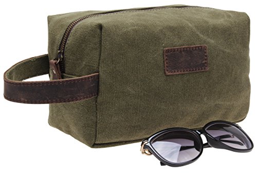 Canvas Travel Toiletry Bag Shaving Dopp Kit 8.8in #W-001