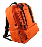 Blaze Orange Camping Backpack Safety Neon Book Bag