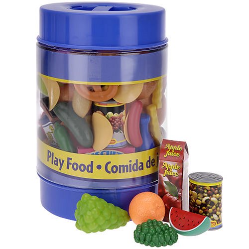 Just Like Home: Food Bucket - Play Food - Toys for Kids - Assorted Colors