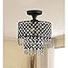 Jojospring Melinda 3-light Crystal Flush-mount Chandelier