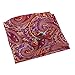 EEF7B01-05 Multi Paisley Hanky Microfiber Pocket Square Cufflinks Set By Epoint