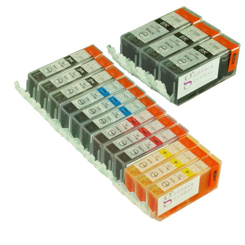 Sophia Global Compatible Ink Cartridge Replacement for Canon PGI-220 and CLI-221 (3 Large B...