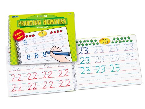 Print-A-Number Practice Book