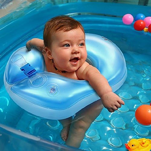 Allwish 1X Inflatable Shoulder Strap Underarm Swimming Float Baby Kids Swim Ring Lifebuoy 6-36 Months（Random color）