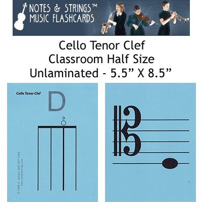 Best Price Notes & Strings Cello Tenor Clef 5.5