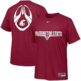 Nike Washington State Cougars Crimson 2008 Team Issue T-shirt