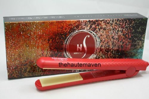 NIB Herstyler RED Colorful Season 7 - 1.5" Hair Straightener Flat Iron Pro Red