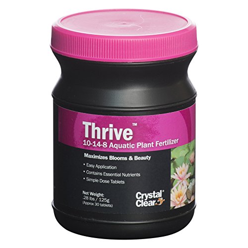 CrystalClear Thrive, Aquatic Plant Fertilizer, 30 Tablets Home Garden