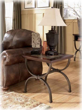 Rustic Medium Brown Zander End Table