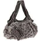 [カシュカシュ] cachecache ラビットファーニットバッグ