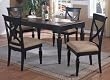 Cappuccino Finish Spindle Leg Dining Table