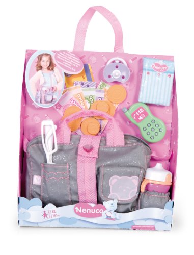 Imagen 2 de Famosa Nenuco Bolso de Mamá - Bolso con accesorios de mamá para muñecos Nenuco