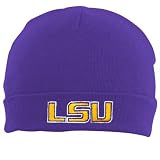 NCAA Top of the World LSU Tigers Newborn Purple Knit Beanie