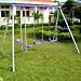 Plum Products Galvanised Zeus Swing Set with 2 Swings and Glider Seat