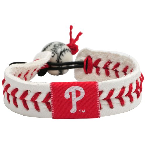 Gamewear Phillies Classic Band Gamewear Mlb Leather Wrist Bands
