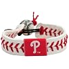 Gamewear MLB Phillies Classic Leather Wrist Bands