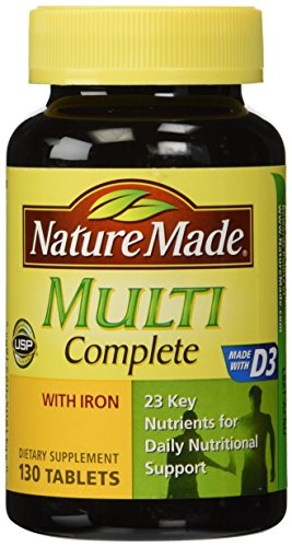 Nature Made Multi Complete with Iron, 130 Tablets (pack of 3) Nature Made Multi Complete with Iron, 130 Tablets (pack of 3)