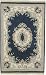 7'6" x 9'6" Oval Avalon Navy Aubusson by Surya Rugs Avalon Collection Navy