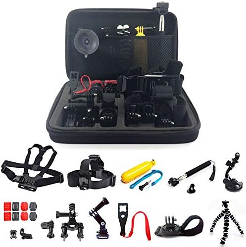 26in1 Head Chest Mount Floating Monopod Accessories Kit For GoPro 2 3 4 Camera