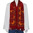 Printed Silk Scarf Women Accessory 22 X 72 inches