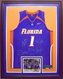 Florida Gators Starting Five signed #1 Blue Jersey