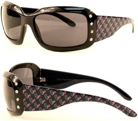 NFL Officially Licensed Women's Designer Rhinestone "Bling" Sunglasses (Houston Texans)