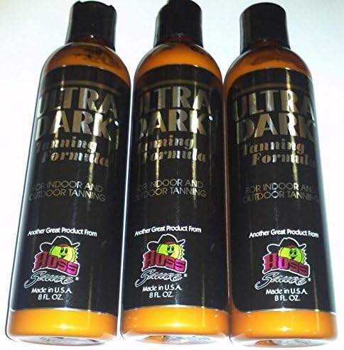 Lot of 3 - Ultra Dark Tanning Lotion Accelerator Indoor / Outdoor Tanning Lotion