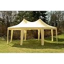 8-Eck Pavillon Partyzelt + 8 Seitenw&auml;nde 6x4,4x3,5m NEU