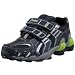 Stride Rite Toddler Superball V Hook-And-Loop Sneaker,Navy/Silver/Lime,2 W US Little Kid