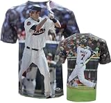 Joe Mauer Minnesota Twins Youth Hi-Def Sublimated Dye Photo T-Shirt