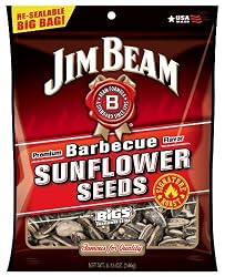 Jim Beam Barbeque Sunflower Seeds, 5.15-Ounce Bag (Pack of 12)