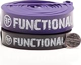 Set of 2 Functional Fitness Pull Up Bands - #3, #4 - 30 - 130 lbs (14 - 59 kg)