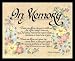 Motivational Poem (In Loving Memory) Black Wood-Mounted Art Poster Print - 16" X 20"
