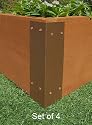 Raised Garden Bed Corner Brackets - For 12"H Beds