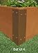 Raised Garden Bed Corner Brackets - For 12"H Beds