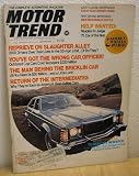 Motor Trend Magazine August 1974