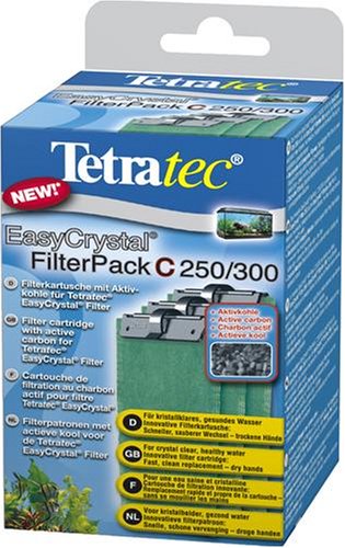 Tetratec T8483 EasyCrystal Filter Pack C250/300 mit Aktivkohle - Filterpads Easy Crystal
