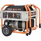 Generac 5747 XG8000E 10,000 Watt 410cc OHV Gas Powered Portable Generator With Wheel Kit And Electric Start