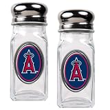 MLB Los Angeles Angels Salt and Pepper Shaker Set with Crystal Coat