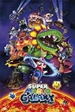 Super Mario Poster ~ Galaxy ~ Nintendo Wii Official Merch ~ Exclusive U.K. Import ~ 24x36