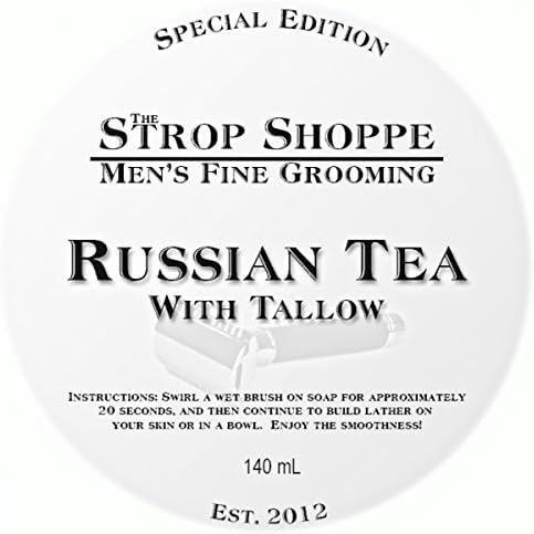 Shave Soap with Tallow - Russian Tea (Special Edition) 140ml shave soap by The Strop Shoppe